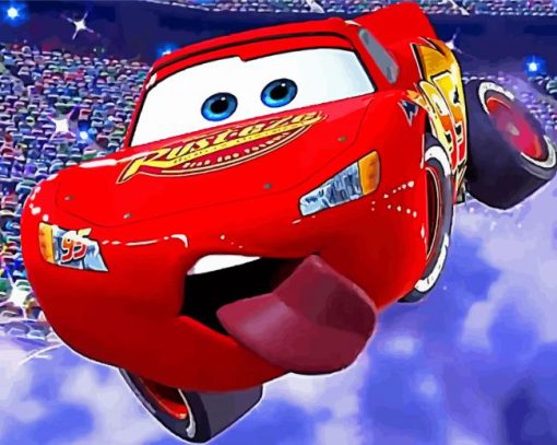 Flash Mcqueen Diamond Painting