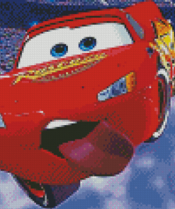 Flash Mcqueen Diamond Painting