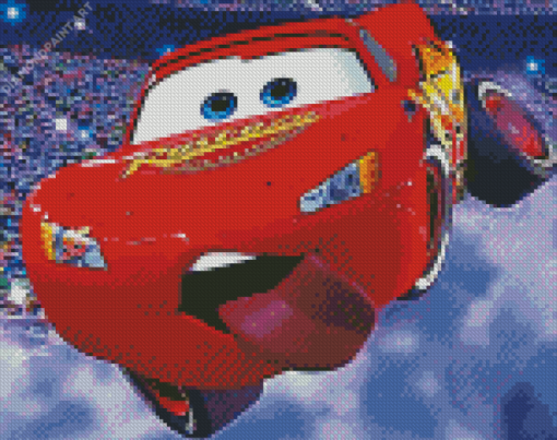 Flash Mcqueen Diamond Painting