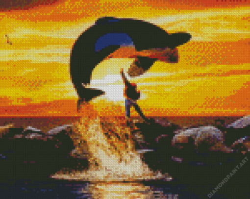 Free Willy Movie Diamond Painting