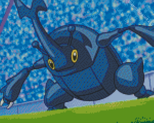 Heracross Pokemon Diamond Painting