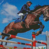 Horse Jump Diamond Painting