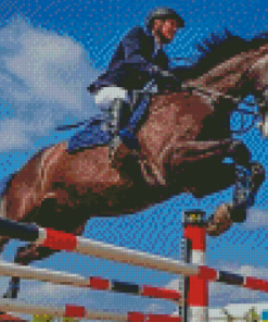 Horse Jump Diamond Painting