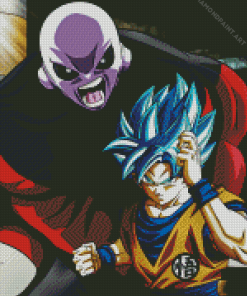 Jiren And Goku Characters Diamond Painting