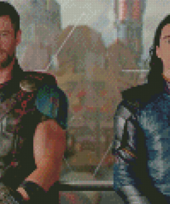 Loki And Thor Heroes Diamond Painting