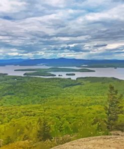 Mount Major Landscape Diamond Painting