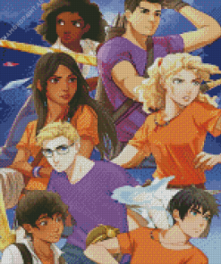 Percy Jackson The Seven Characters Diamond Painting