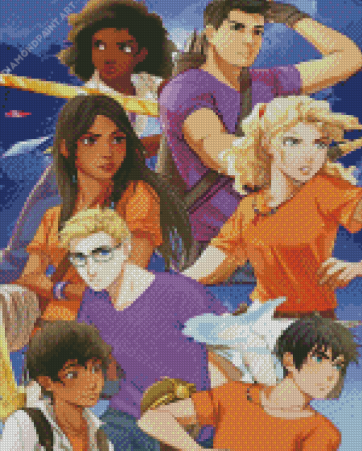 Percy Jackson The Seven Characters Diamond Painting