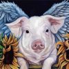 Pig With Wings Diamond Painting