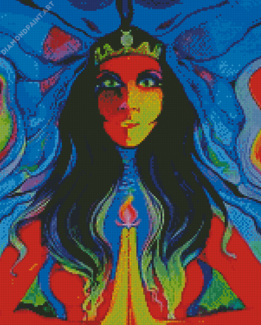 Psychedelic Witch Diamond Painting