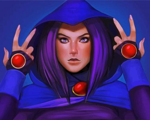 Raven Hero Teen Titans Diamond Painting