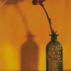 Red Flower In Bottle Diamond Painting