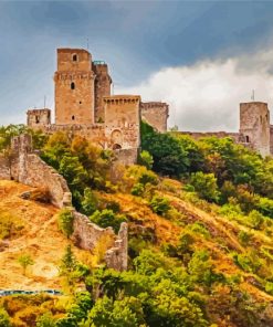 Rocca Maggiore Assisi Diamond Painting