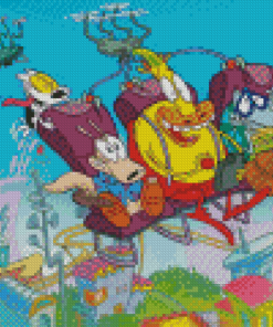 Rockos Modern Life Animation Diamond Painting