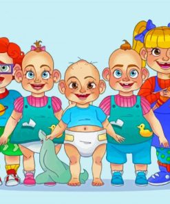 Rugrats Characters Art Diamond Painting