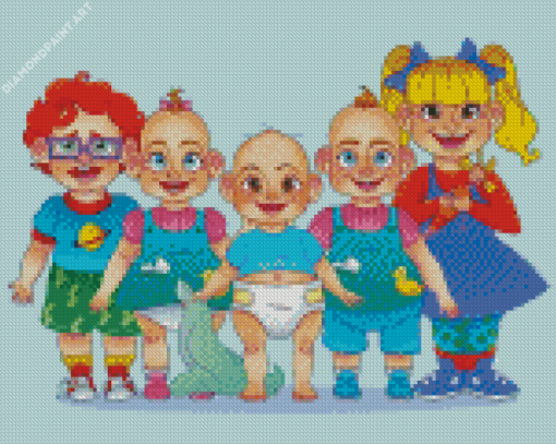 Rugrats Characters Art Diamond Painting