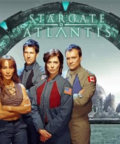 Science Fiction Serie Stargate Atlantis Diamond Painting