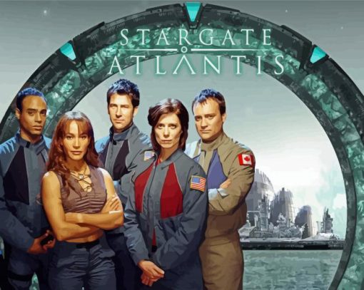 Science Fiction Serie Stargate Atlantis Diamond Painting