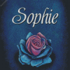 Sophie Name And Flower Diamond Painting