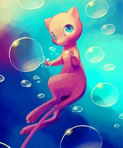 The Pink Mew Diamond Painting