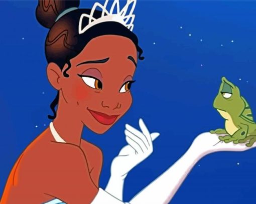 Tiana And The Frog Diamond Painting