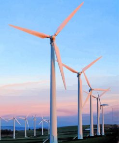 Wind Turbine Diamond Painting