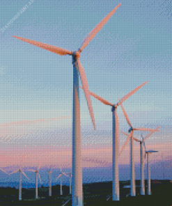 Wind Turbine Diamond Painting