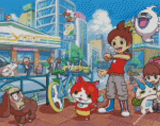 Yo Kai Watch Diamond Painting