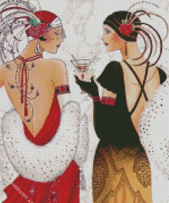 Aesthetic Art Deco Women Diamond Painting