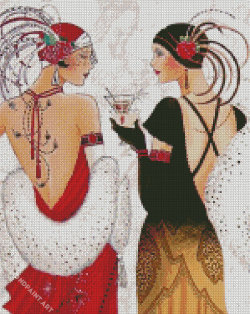 Aesthetic Art Deco Women Diamond Painting