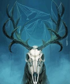 Aesthetic Deer skull Art Diamond Painting