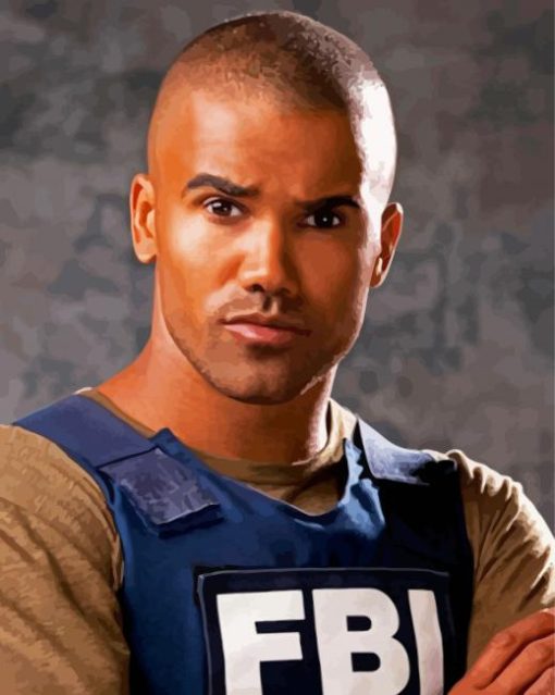 Aesthetic Derek Morgan Diamond Painting