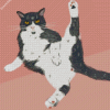 Aesthetic Funny Cat Diamond Painting