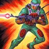 Aesthetic G I Joe Illustration Diamond Painting