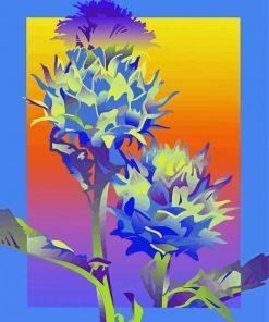 Aesthetic Thistle Art Diamond Painting