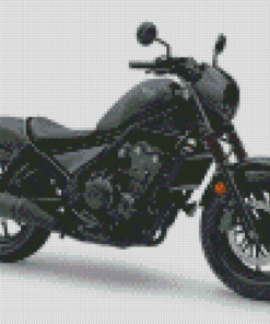 Black Motorcycle Honda Diamond Painting