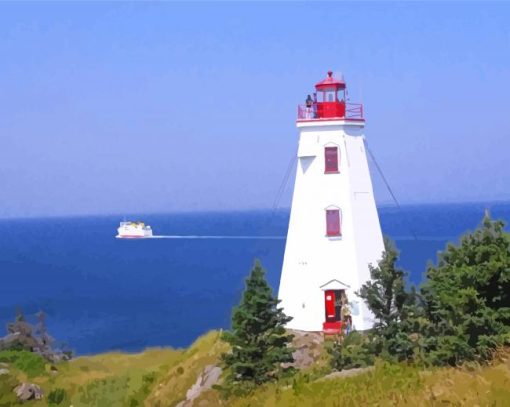 Grand Manan Lighthouse Diamond Painting