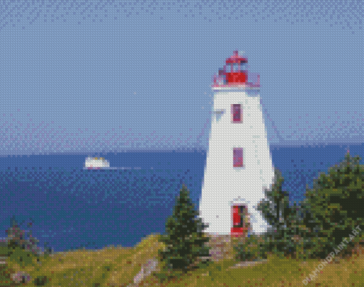 Grand Manan Lighthouse Diamond Painting