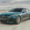 Green Kia Stinger Diamond Painting