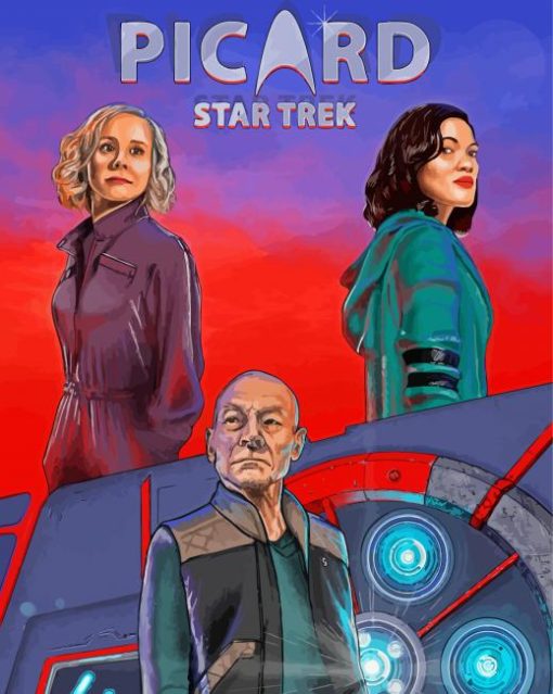 Star Trek Picard Poster Diamond Painting