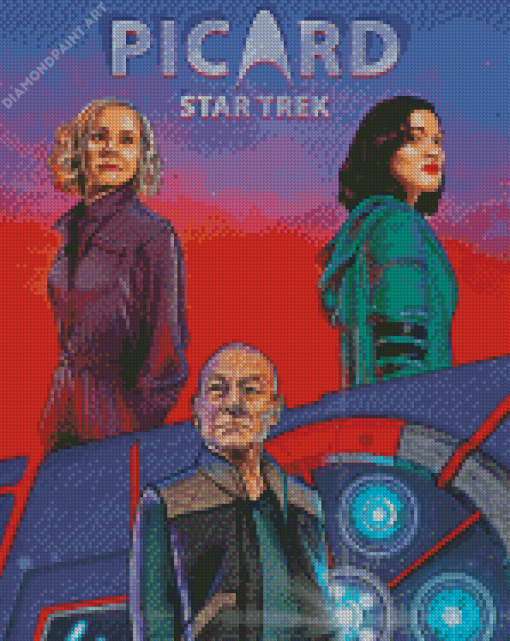 Star Trek Picard Poster Diamond Painting