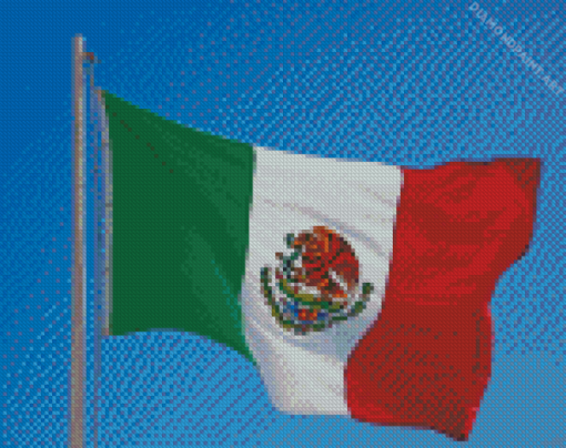 The Mexican Flag Diamond Painting