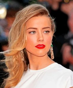 The Gorgeous Actress Amber Heard Diamond Painting