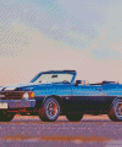 1972 Chevelle Engine Diamond Painting