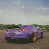 2018 Nissan GTR Dark Purple Diamond Painting