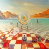 Abstract Chess Game Diamond Painting