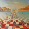 Abstract Chess Game Diamond Painting