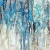 Abstract Grey White Silver Blue Diamond Painting