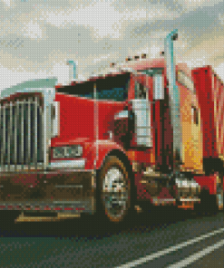 Aesthetic 18 Wheelers Diamond Painting