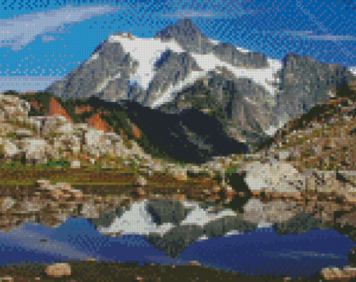 Aesthetic North Cascades National Park Diamond Painting